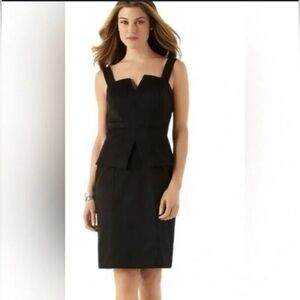 White House Black Market Black Midi Dress